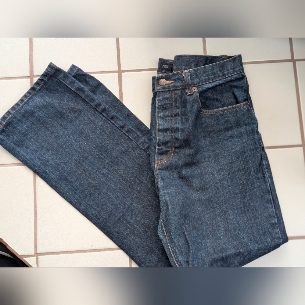 J. Crew Dark Blue Boot Cut Jeans